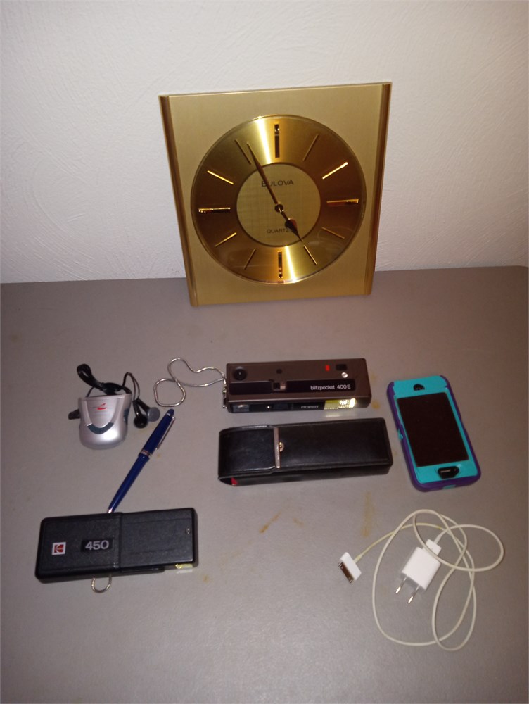 Rust Belt Revival Online Auctions Bulova Quartz Clock And More