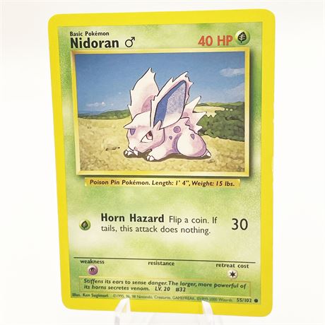 Whole Hog Online Auctions Nidoran Pokemon Card