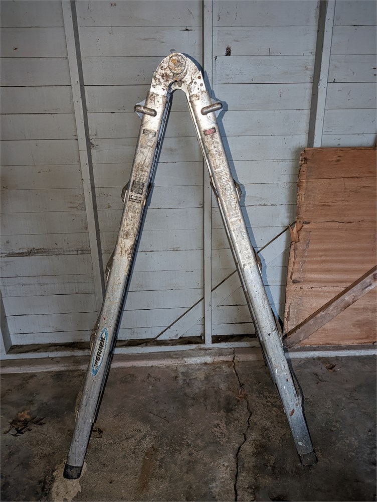 Rust Belt Revival Online Auctions Werner Adjustable Ladder