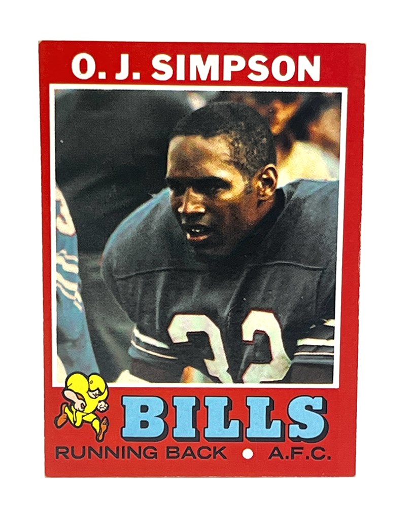 Rust Belt Revival Online Auctions O J Simpson Bills Topps 260