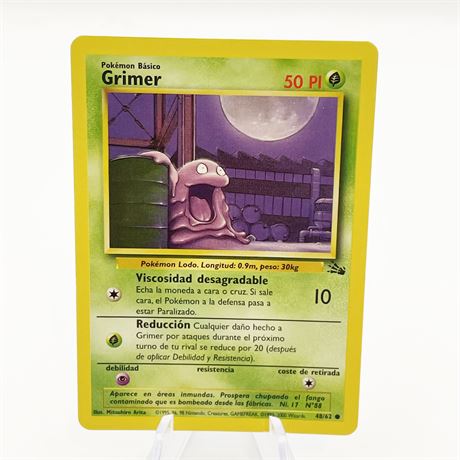 Whole Hog Online Auctions German Grimer Pokemon Card