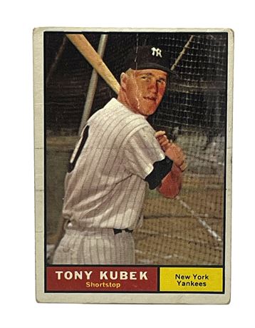 Rust Belt Revival Online Auctions Tony Kubek New York Yankees Topps