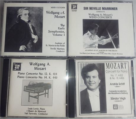4 CD Classical Music Mozart