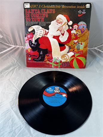 1970's Pickwick Santa Claus is Coming to Town Christmas Songs Vinyl Record