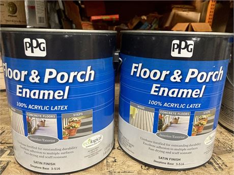 Rust Belt Revival Online Auctions - (2) PPG Floor & Porch Enamel Satin ...