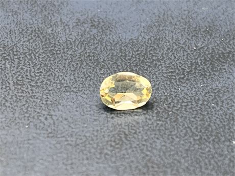 0.65ct Faceted Loose Yellow Gemstone