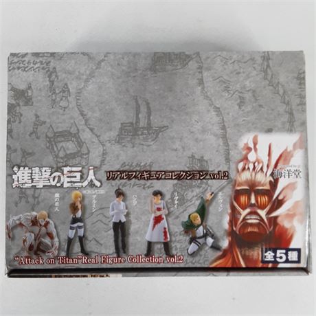 Attack on Titan Real Figure Collection Vol 2 Capsules in Store Display Box
