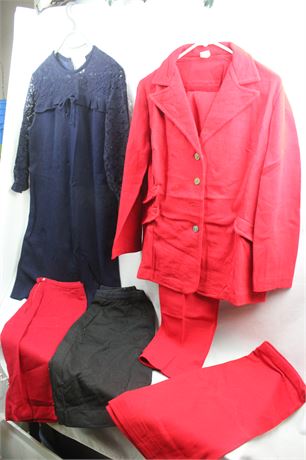 Ladies Cocktail Dress, Skirts and Pants Suit