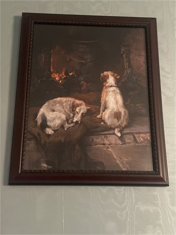 ART PRINT "Warming by the Hearth" by Philip Eustace Stretton