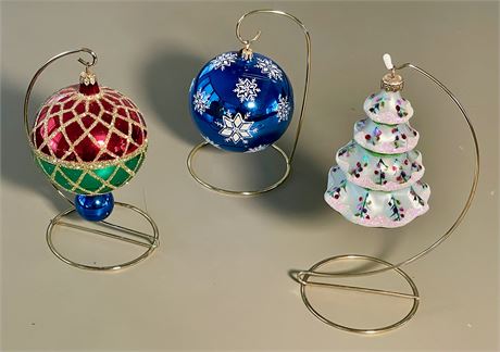 3 Radko Ornaments