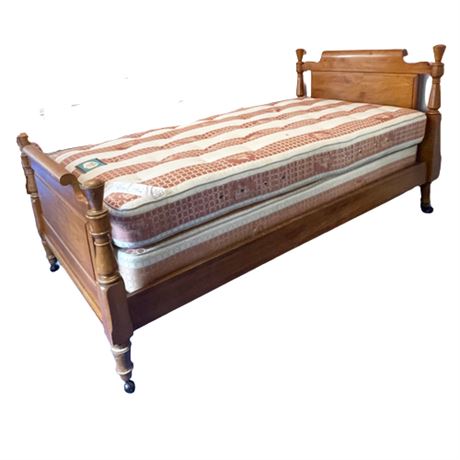 Vintage Maple Twin Bed