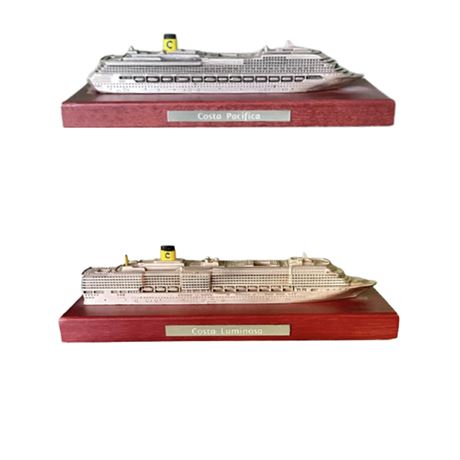 Costa Pacifica & Costa Luminosa Ship Models