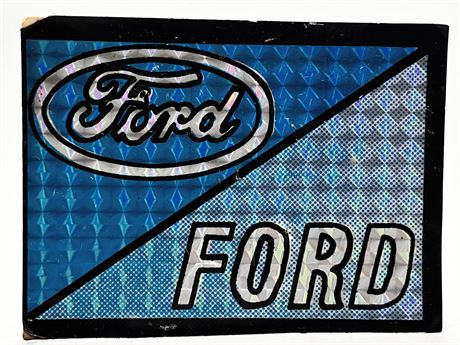 Vintage Ford Motor Sticker