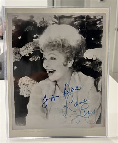 Lucille Ball Signed 8x10" Photo JSA Certified