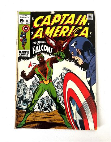 Sept. 1969  Vol. 1 #117 Marvel Comics "CAPTAIN AMERICA" Comic Rare