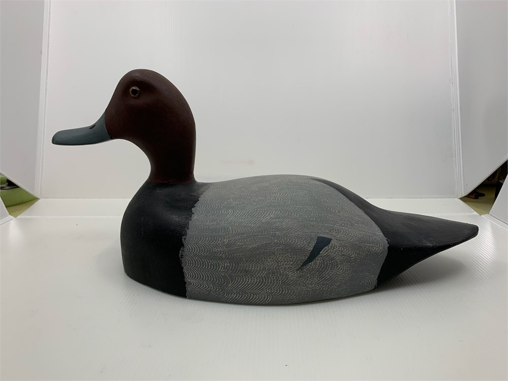 Bid On Everything - Bruce Woodman Wooden Decoy