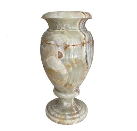 Vintage Carved Italian Marble Vase