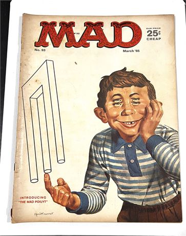 MAD Magazine #93 March 1965 Edition