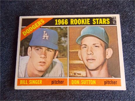 1966 Topps #288 Don Sutton rookie card