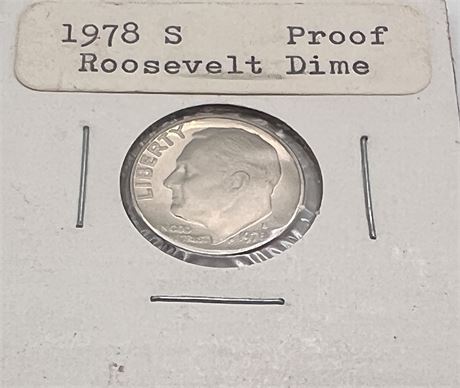 1978 S Proof Roosevelt Dime