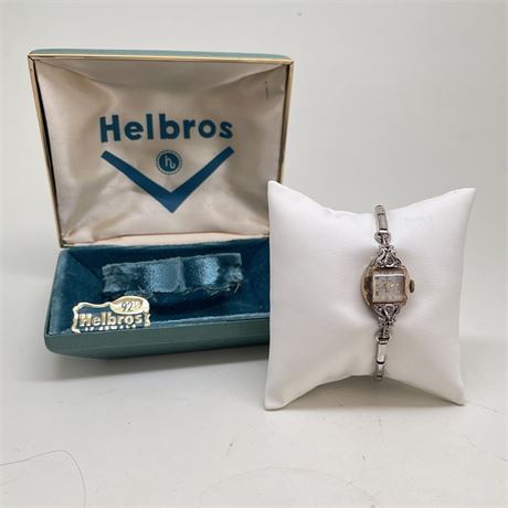 Helbros Vintage 17 Jewel and Diamond Watch