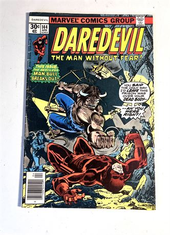 Marvel Comics Daredevil #144 April 1977 Comic
