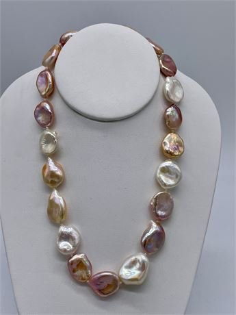 Biwa Pearl Necklace