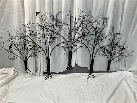 Tree Scene Metal Wall Art