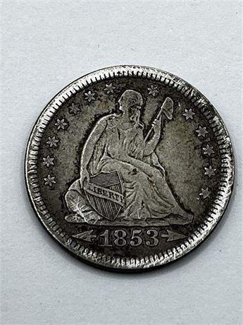 1853 Quarter Dollar Coin