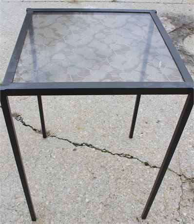 Glass-Top Patio Table