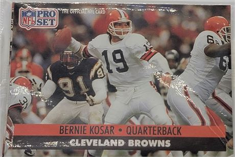 1991 NFL Pro Set Cleveland Browns Unopened