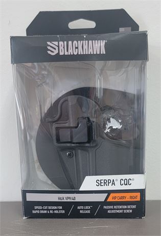 New BLACKHAWK Serpa CQC Holster fits H&K VP9/40, Hip Carry Right