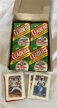 1989 Topps Leaders Baseball Cards, Unopened