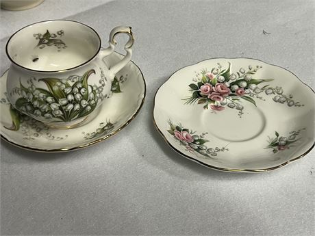 Royal Albert Sonnet Series and Lily of the Valley Bone China