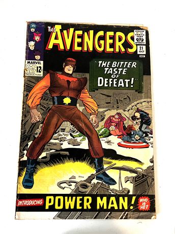 Oct. 1965 Vol. 1 #21 Marvel Comics "THE AVENGERS" Comic Rare