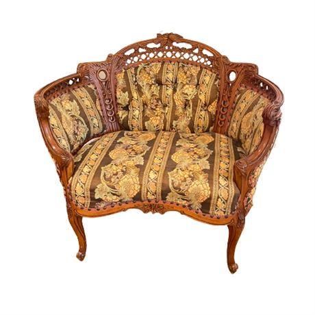 Victorian Carved Parlor Chair