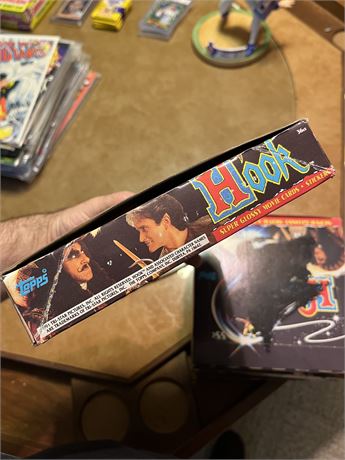 1991 Topps Hook Movie Trading Cards Unopened Box of 36 Packs Box 1 of 5