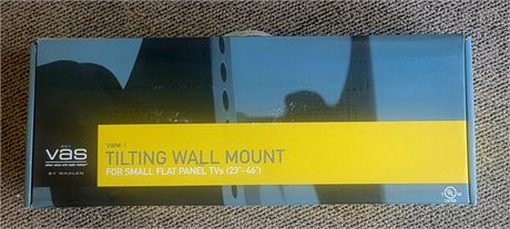 Still in box vas tilting fixed wall mount for flat panel TVs 23 inch to 46 inch