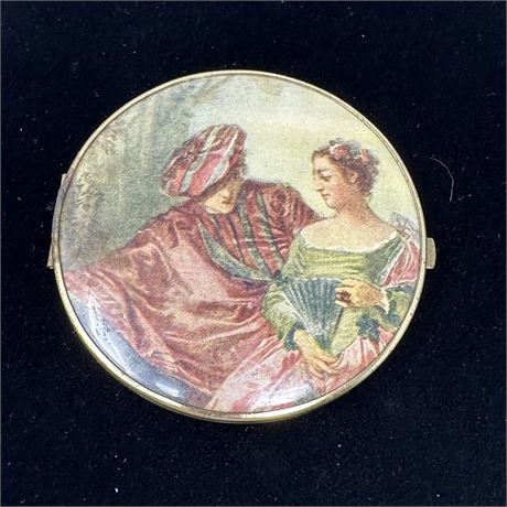 Colonial Cover Mirror Compact