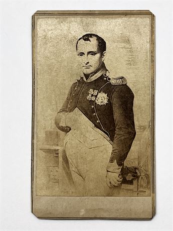 Genuine Napoleon Bonaparte CDV Photo Circa 1860's