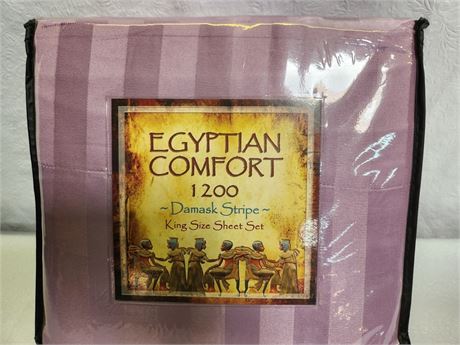 Egyptian Comfort 1200 count King Bedsheet