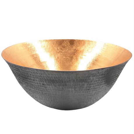 Hammered Copper Center Piece Bowl