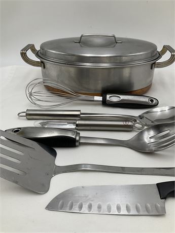 Ekco Ware Pot & Stainless Kitchen Tools