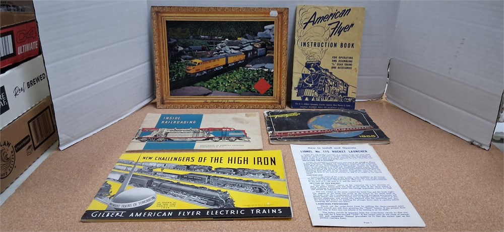 Rust Belt Revival Online Auctions - Vintage Train Items Lot