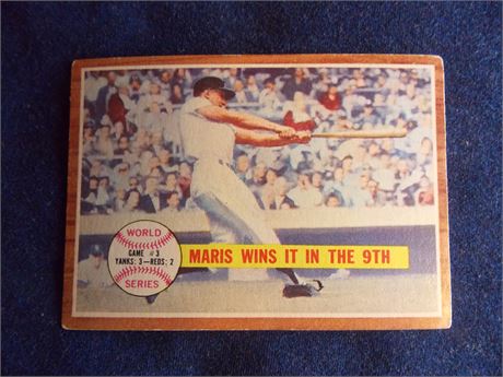 1962 Topps #234 Roger Maris WS