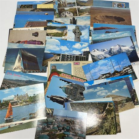 Over 60 Vintage Postcards
