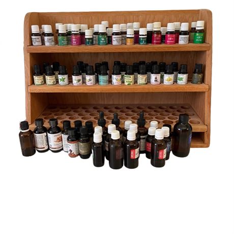 Essential Oils, Shelving, Book and Travel Case