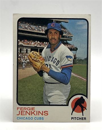 Fergie Jenkins Chicago Bears Topps #180 Baseball Card