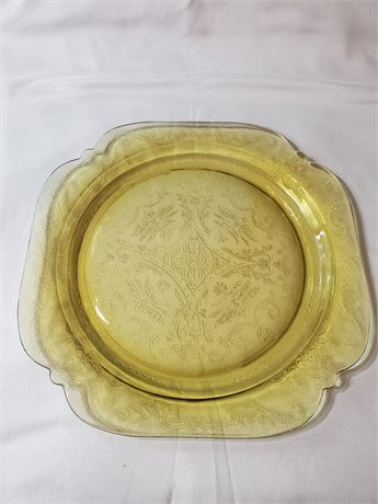 Indiana Glass Recollection Amber Plate