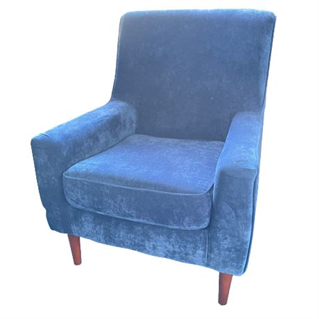 Contemporary Occasional Accent Arm Chair Blue